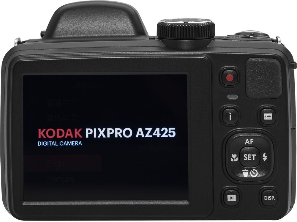 Kodak Pixpro AZ425 digitális fekete fényképezőgép