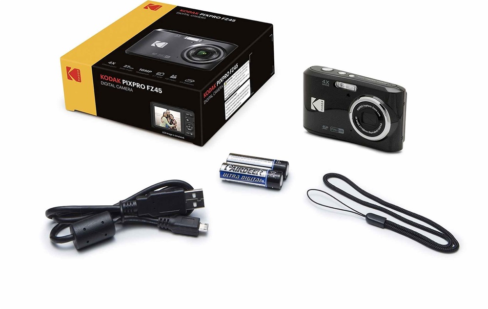 Kodak Pixpro FZ45 kompakt fekete digitális fényképezőgép