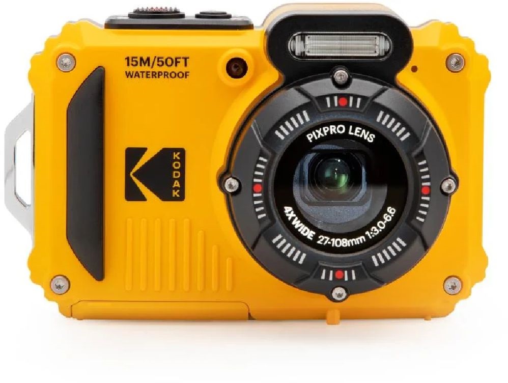 Kodak Pixpro WPZ2 vízálló/porálló/ütésálló digitális sárga  fényképezőgép + 16Gb microSd + akkumulátor