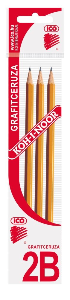 Koh-I-Noor 1770 2B 3db-os grafitceruza