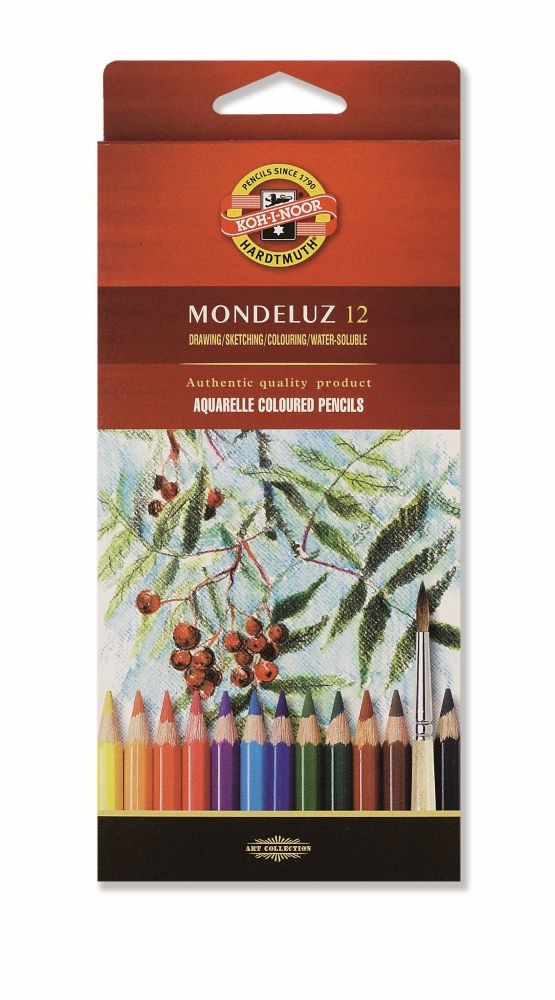 Koh-I-Noor 3716 Mondeluz aquarell 12db-os színes ceruza készlet