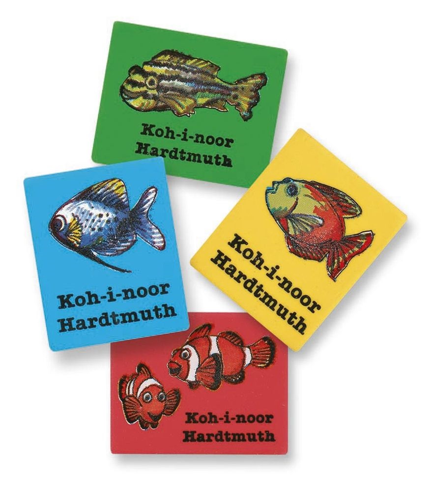 Koh-I-Noor 6200/27 hal mintás plasztik radír