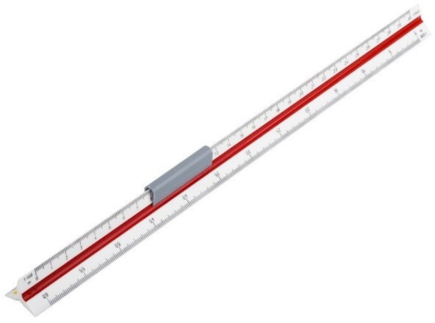 Koh-I-Noor 715004 30cm-es 602 építőipari léptékvonalzó