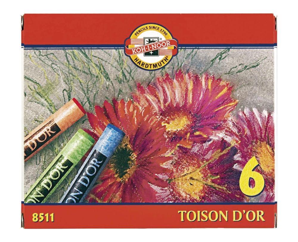 Koh-I-Noor Toison 8511 6db-os vegyes színű porkréta