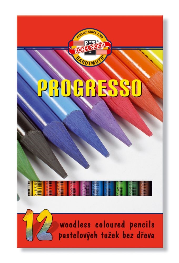 Koh-I-Noor Progresso 8756 12db-os színes ceruza készlet
