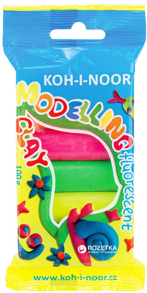 Koh-I-Noor 5 színű neon gyurma