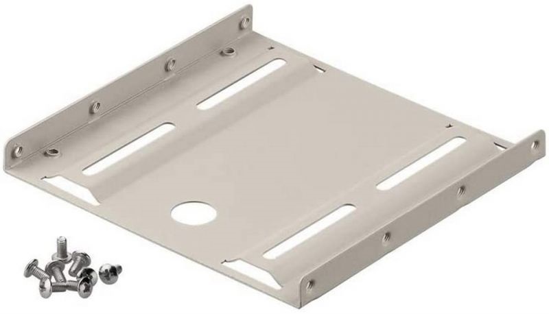 Kolink 3.5" helyre - 2.5" bézs SSD/HDD beépítő keret