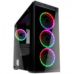 Kolink Horizon RGB ATX edzett üveg fekete ház