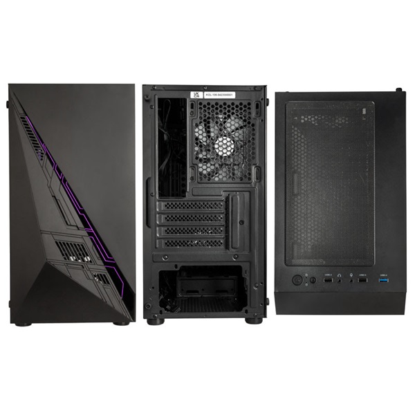 Kolink Inspire K2 PLUS ARGB mATX edzett üveg fekete ház