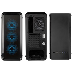Kolink Levante V2 ARGB E-ATX edzett üveg fekete ház