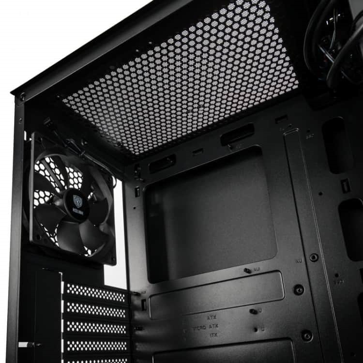 Kolink Nimbus RGB ATX edzett üveg fekete ház