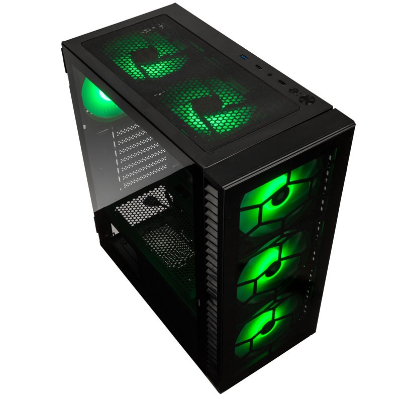 Kolink Observatory HF ARGB ATX edzett üveg fekete ház
