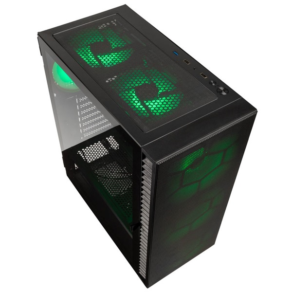 Kolink Observatory HF MESH ARGB ATX edzett üveg fekete ház