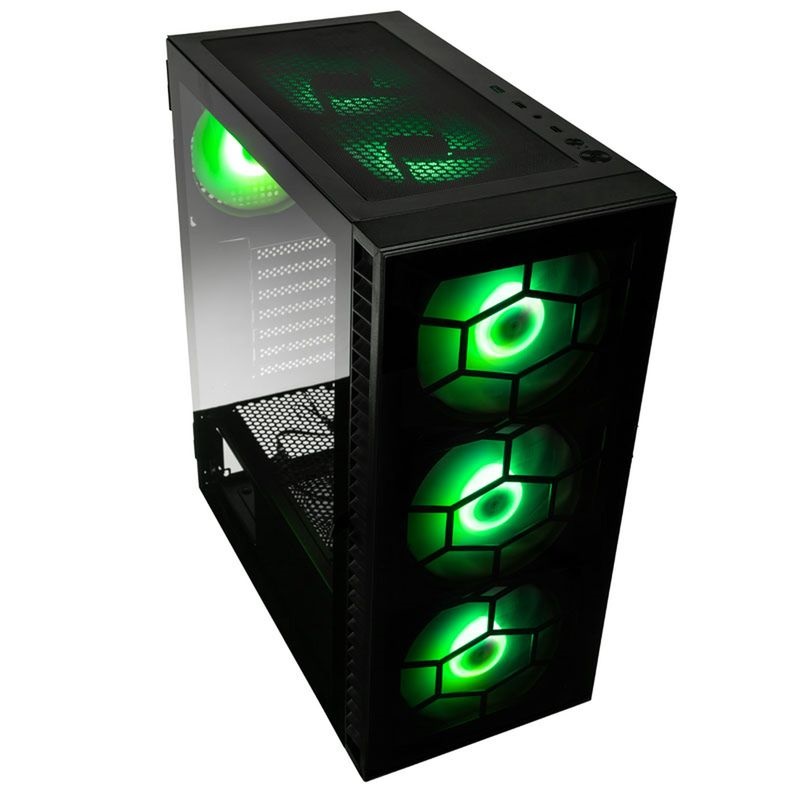Kolink Observatory HF Plus Glass ARGB fekete ház