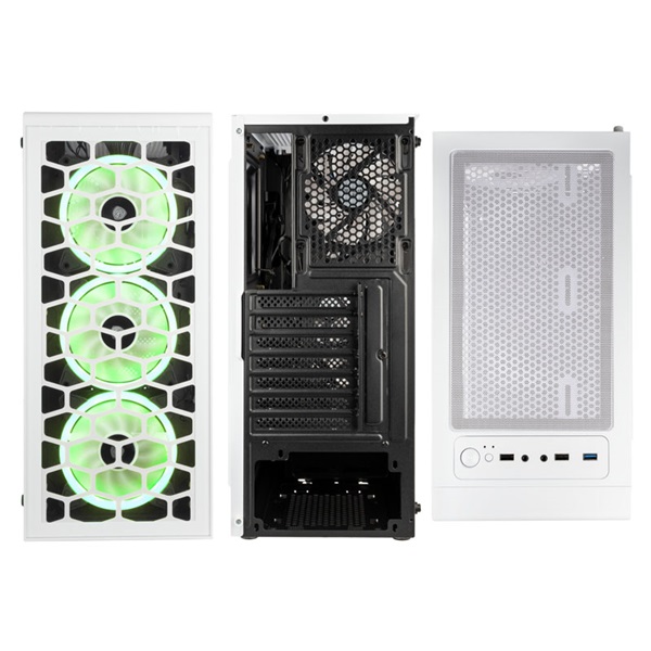 Kolink Observatory Lite ARGB ATX edzett üveg fehér ház