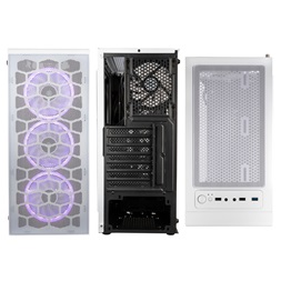 Kolink Observatory Lite Mesh ARGB ATX edzett üveg fehér ház