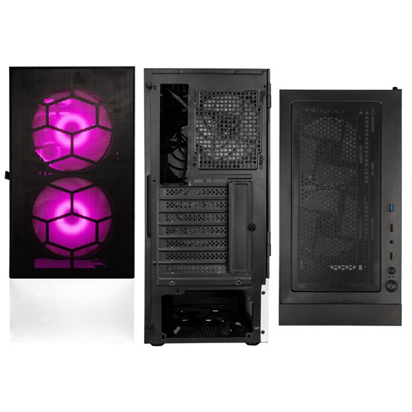 Kolink Observatory MX ARGB ATX MESH fekete/fehér ház