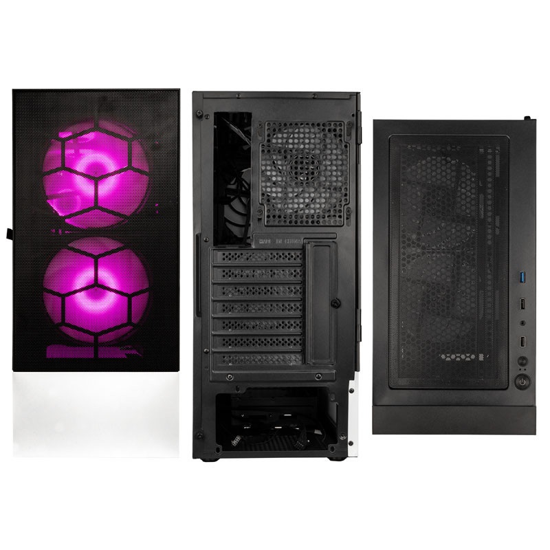 Kolink Observatory MX ARGB ATX MESH fekete/fehér ház