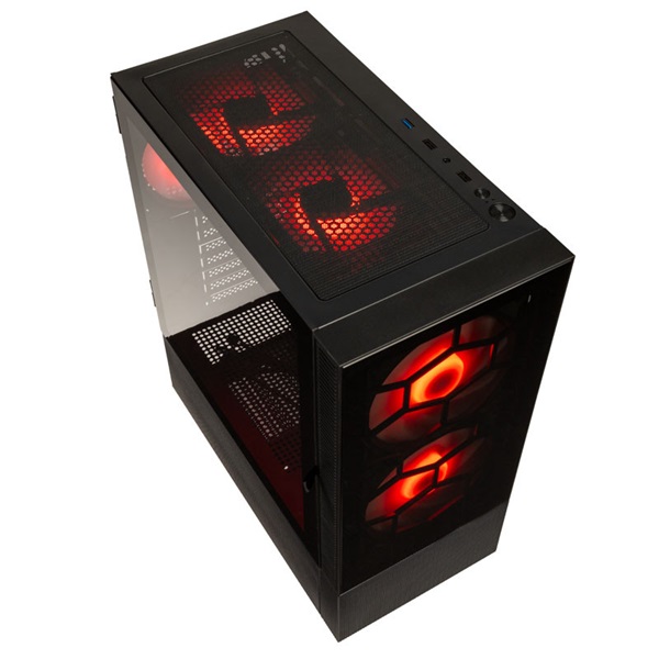 Kolink Observatory MX ARGB ATX edzett üveg fekete ház