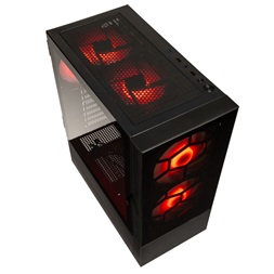 Kolink Observatory MX ARGB ATX edzett üveg fekete ház