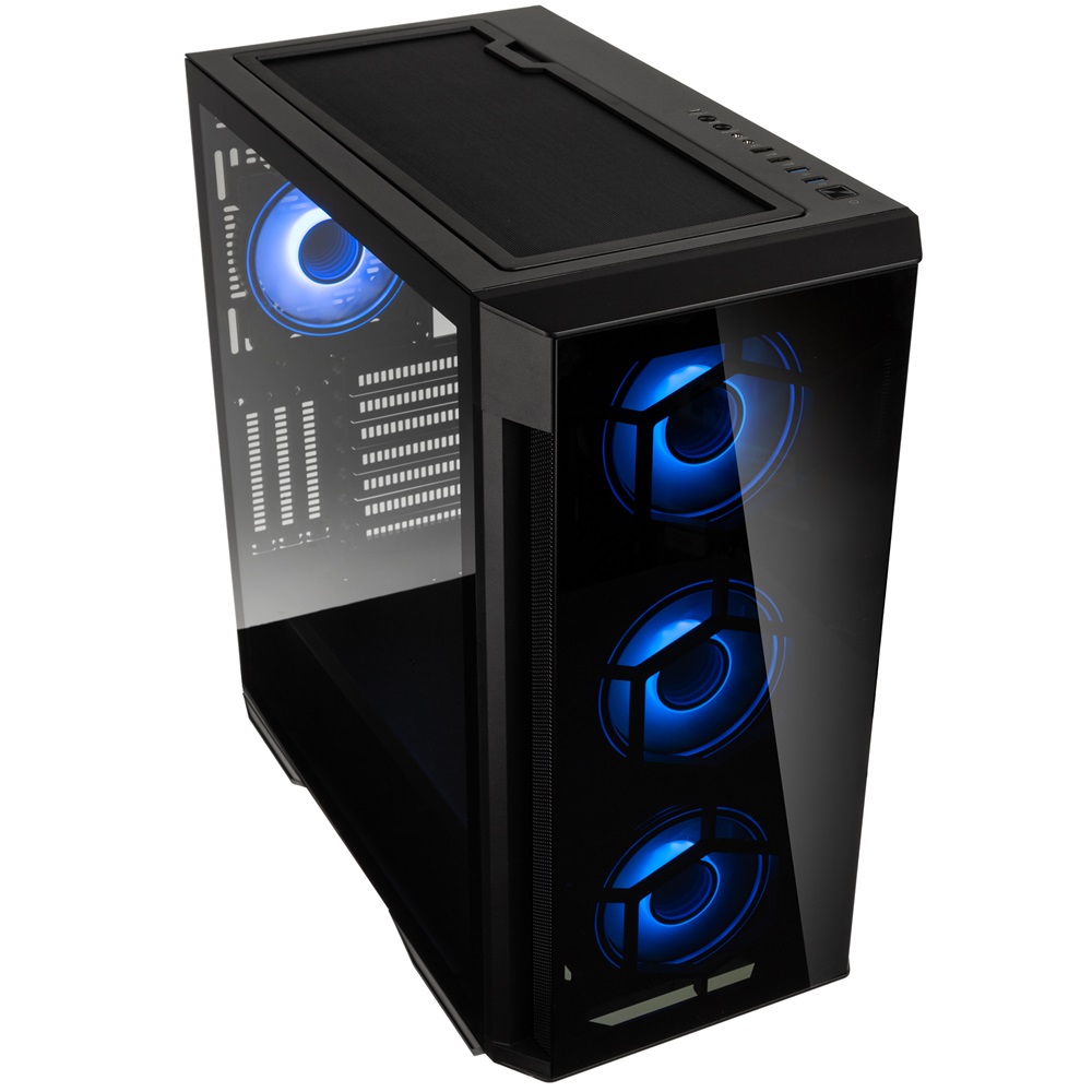 Kolink Observatory Z RGB ATX edzett üveg fekete ház