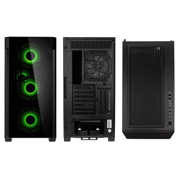 Kolink Observatory Z RGB ATX edzett üveg fekete ház