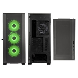 Kolink Stronghold Prism RGB ATX edzett üveg fekete ház