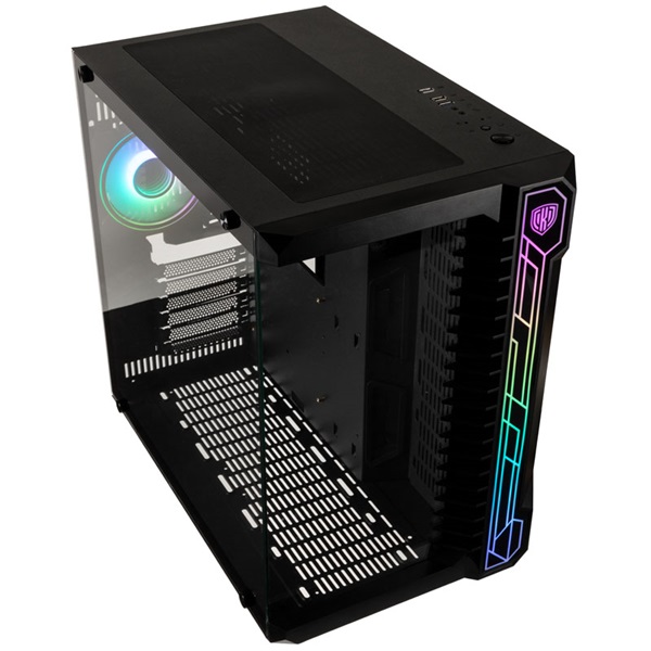 Kolink Unity Code X ARGB ATX edzett üveg fekete ház