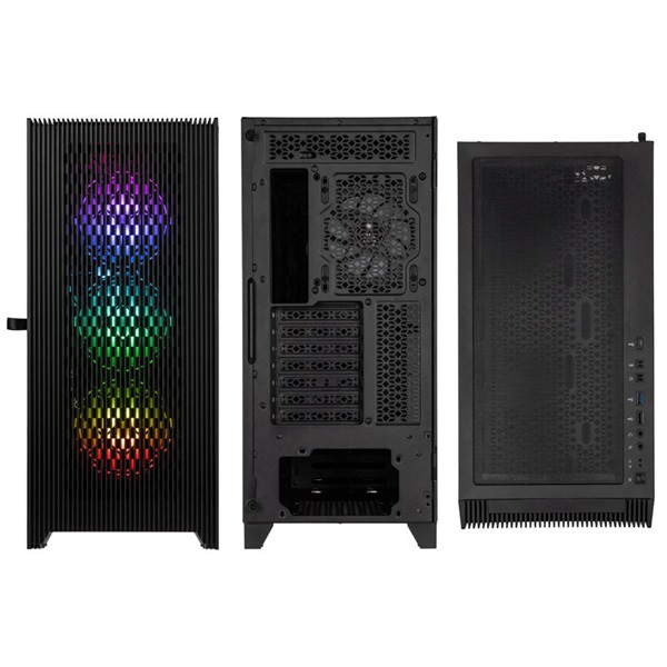 Kolink Unity Lateral ARGB E-ATX edzett üveg fekete ház