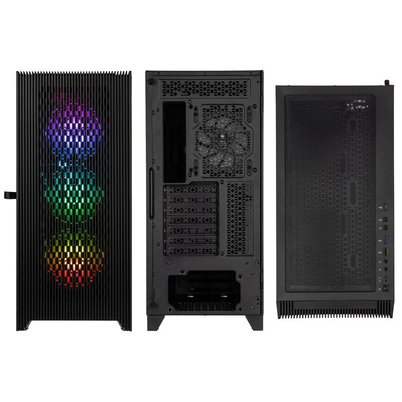 Kolink Unity Lateral ARGB E-ATX edzett üveg fekete ház