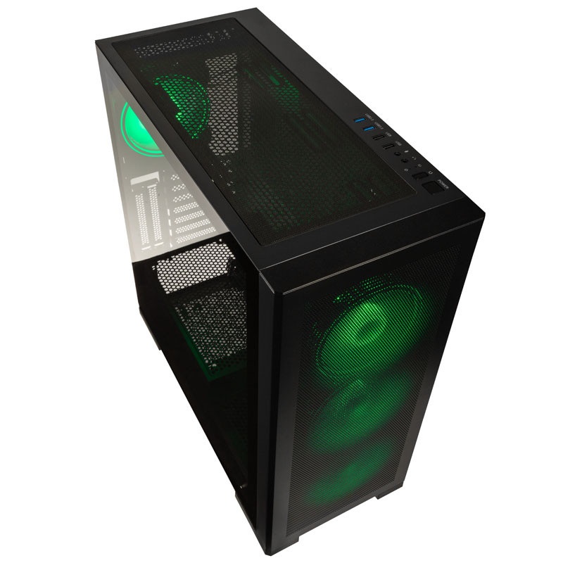 Kolink Unity Meshbay ARGB Midi-Tower edzett üveg fekete ház