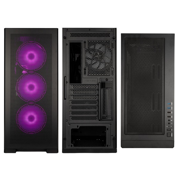 Kolink Unity Meshbay ARGB Midi-Tower edzett üveg fekete ház