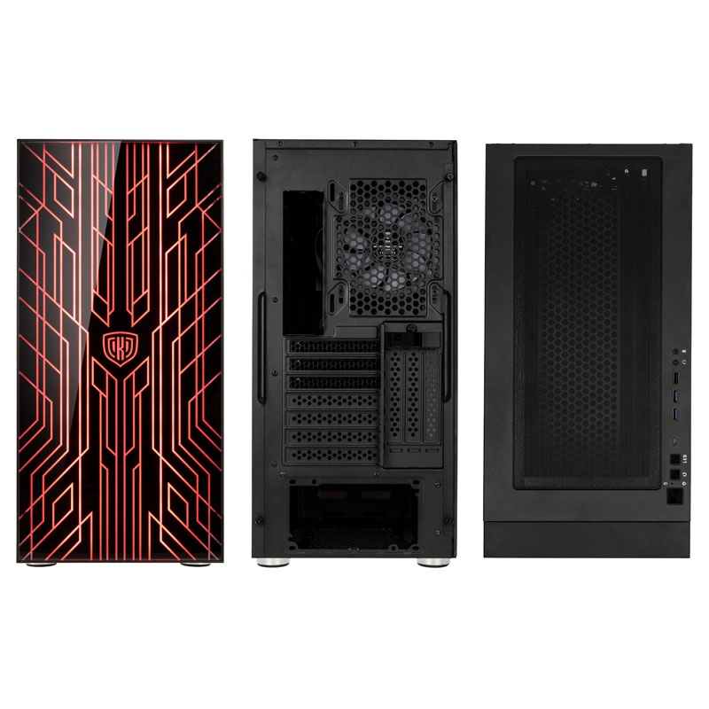 Kolink Unity Nexus ARGB ATX edzett üveg fekete ház