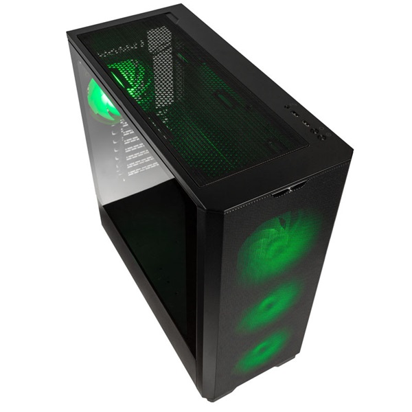 Kolink Unity Solar ARGB Mesh Midi-Tower fekete ház