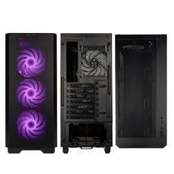 Kolink Unity Solar ARGB Mesh Midi-Tower fekete ház