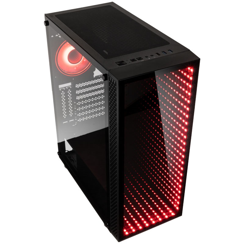 Kolink VOID Rift ARGB ATX edzett üveg fekete ház