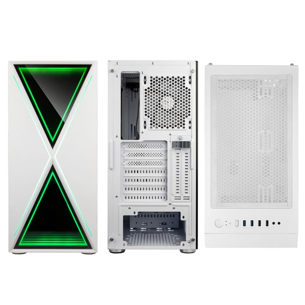 Kolink VOID X ARGB ATX edzett üveg fehér ház