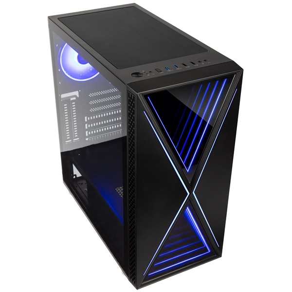 Kolink VOID X ARGB ATX edzett üveg fekete ház