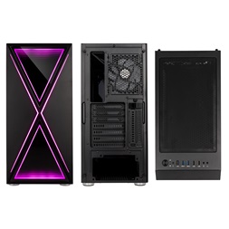 Kolink VOID X ARGB ATX edzett üveg fekete ház
