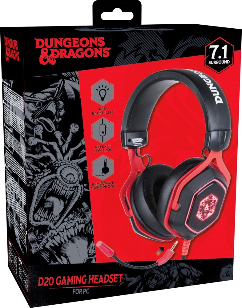 Konix Dungeons & Dragons D20 7.1 gamer headset