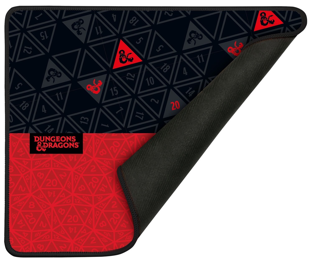 Konix Dungeons & Dragons piros-fekete egérpad