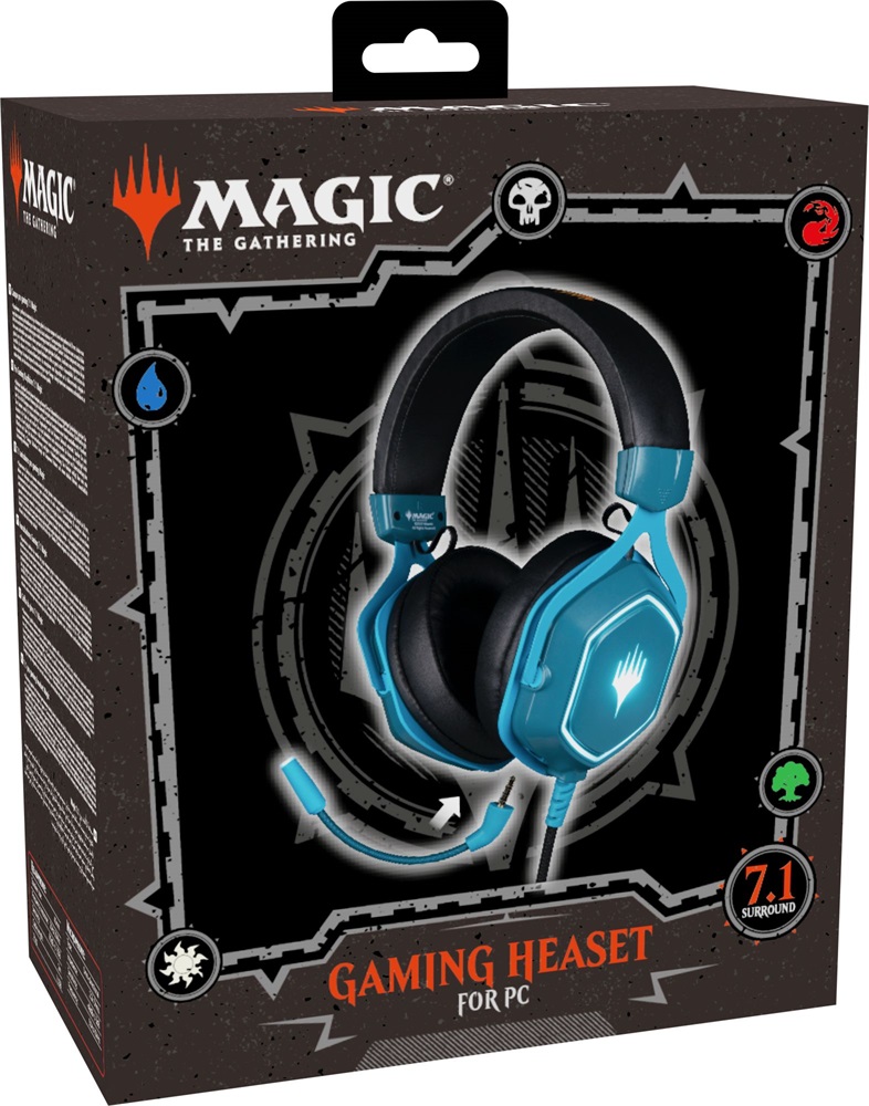 Konix Magic: The Gathering 7.1 Kék gamer headset