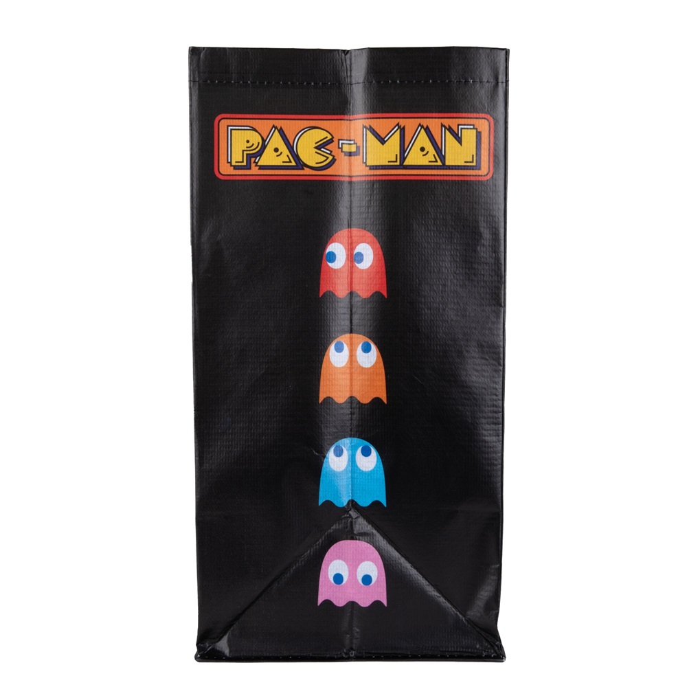 Konix Pac-Man fekete bevásárló táska