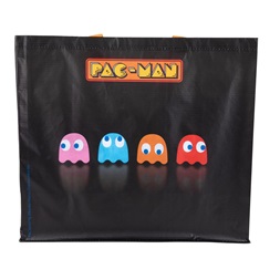 Konix Pac-Man fekete bevásárló táska