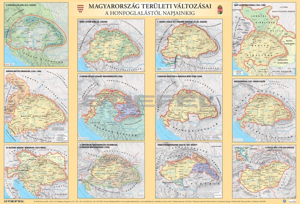 Könyöklő Magyarország területi vált./Mo. történeti áttekintés