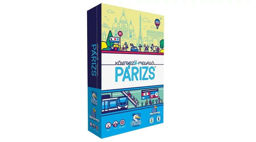 Következő megálló: Párizs társasjáték