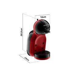 Krups KP123H10A Mini Me Nescafé Dolce Gusto piros kapszulás kávéfőző