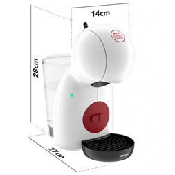Krups KP1A3110 Piccolo XS Nescafé Dolce Gusto fehér kapszulás kávéfőző (Újszerű)