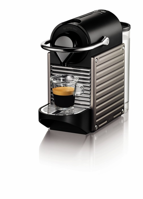 Krups XN304T10 Nespresso Pixie Electric titán kapszulás kávéfőző