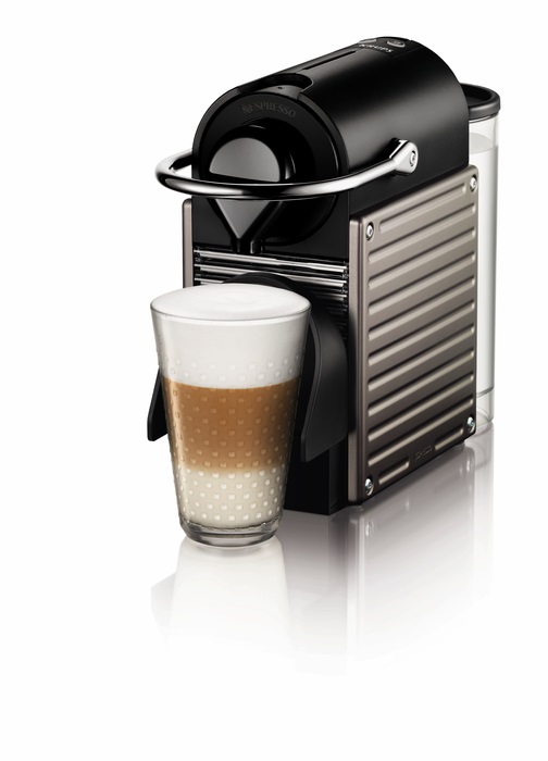 Krups XN304T10 Nespresso Pixie Electric titán kapszulás kávéfőző
